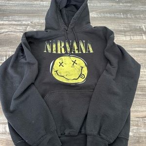 Nirvana hoodie, medium, well loved but still good condition